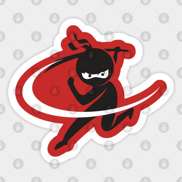 Ninja Slice Ninjas Sticker TeePublic